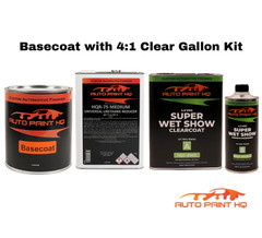 Ferrari 266613 Grigio Sliverstone Basecoat Clearcoat Complete Gallon Kit