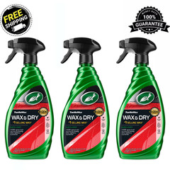 (3pack) Turtle Wax Quick and Easy 1-Step Wax and Dry Spray Wax, 26 oz, Free Ship