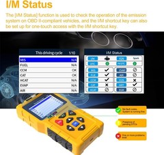 Automotive OBD2 Scanner with Print Read/Clear DTC Live Data Diagnostic Scan Tool