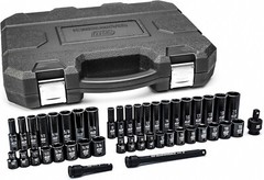 GEARWRENCH 84916N – 44 Pc. 3/8″ Drive 6 Point Standard & Deep Impact Socket
