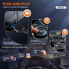 For Paccar Detroit Heavy Duty Truck Scanner OBD Diesel Diagnostic Tool DPF Regen