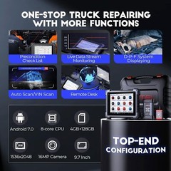 2025 Autel Maxisys MS909CV Diesel Diagnostic Heavy Duty Truck Commercial Scanner