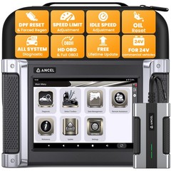 HD8000 Diesel Heavy Duty Truck Scanner Full System HD OBD Diagnostic Tool DPF