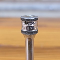 Snap On 1/4″ Drive 4MM 6PT Deep Chrome Socket STMM4 NICE!