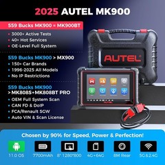Autel Scanner MaxiCOM MK900 2026 MK900 2.0 Bidirectional Diagnostic as MK900BT