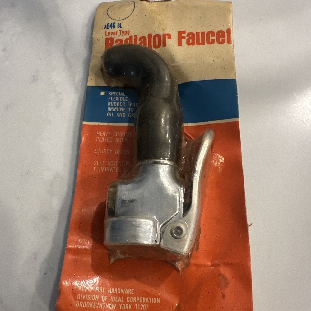 Vintage ACME Radiator Faucet A645 BL Made In USA – New