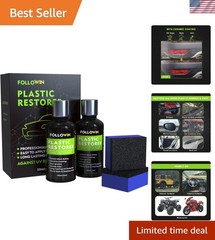 High-Performance Black Trim Plastic Restorer – Water & Dirt Resistant 60ml