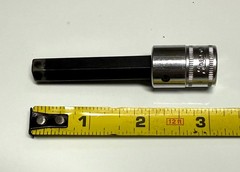 Snap on Tools 3/8″ Dr. X-Long Hex Bit Socket 10mm Made in USA FAM10B
