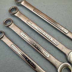 NOS Craftsman =V= Flying V Metric Combination Wrenches 14mm 15mm 17mm 19mm USA
