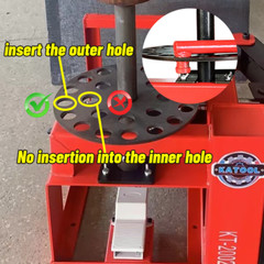 Tire Changer Machine Tire Machine Portable Hand Bead Breaker Wheel Mounting Tool