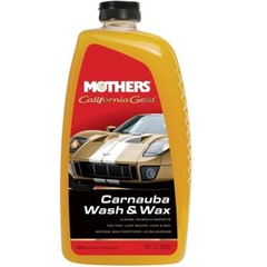 Mothers Carnauba Wash and Wax Gold Car Wash Clean, Shine Biodegradable 64 Oz.