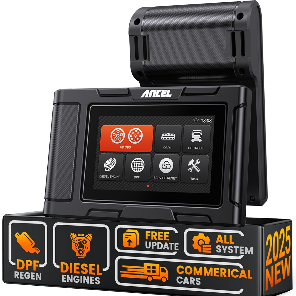 ANCEL HD3300 Pro Heavy Duty Truck Scanner DPF Regen Full System Diagnostic Tool