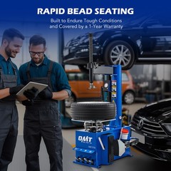 OMT Tire Changer Wheel Balancer Combo with Bead Seating Swing Arm T776+B903