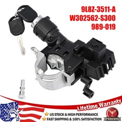 Ignition Switch Lock Housing & 2 Key For 2008 Mazda Tribute 2.3L 4‑cyl / 3.0L V6