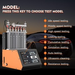 ANCEL ANJ600 GDI Piezo Fuel Injector Cleaner Tester Ultranostic Cleaning Machine