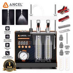 ANCEL JC200 Fuel Injector Cleaner And Tester Machine Cleaning Sprayability Test