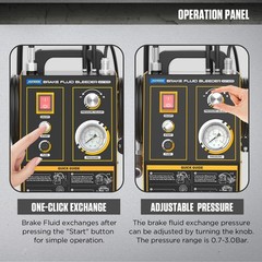 Electric Brake Fluid Bleeder Machine Bleeding Vacuum Pressure Brake Fluid Tester