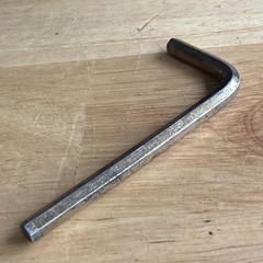 Snap On Tools 5mm L Shape Hex Key Wrench Standard Length AWM5D Made in USA