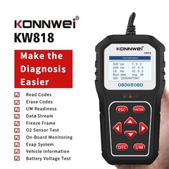 Konnwei KW818 EOBD OBDII OBD2 Car/Vehicle Engine Diagnostic Scanner Code Reader