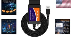 V1.5 OBDII USB Adapter for Windows with Special Vehicle Functions & Diagnostics