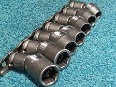 Apex APU37M Precision Universal Metric Elbow Socket Set 3/8″ Drive 10-18mm