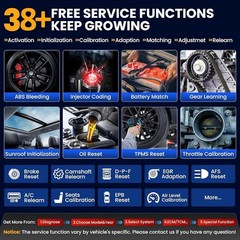 2025 LAUNCH X431 Pros V5.0 Pros V+ Elite OBD2 Diagnostic Car Scanner Key Coding