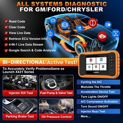 2024 LAUNCH X431 CRE 2.0 Bidirectional Diagnostic Scanner Tool For Ford/GM/Chevy