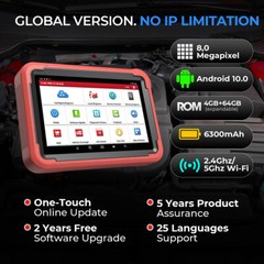 2025 LAUNCH X431 Pros V5.0 Pros V+ Elite OBD2 Diagnostic Car Scanner Key Coding