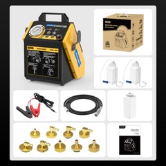 AUTOOL Electric Brake Fluid Bleeder Machine Kit Vacuum Pressure Bleeder Exchange