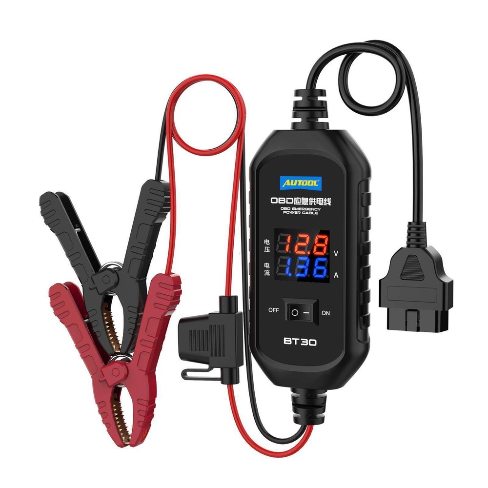 OBD2 II Vehicle ECU Memory Saver Car Battery Replacement Emergency Power Cable