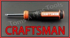 CRAFTSMAN HAND TOOLS 7-1/2″ Long 1/4 socket nut driver extension spinner handle
