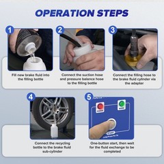 Electric Brake Bleeder Bleeding Kit Automatic Brake Fluid Oil Exchanger Machine