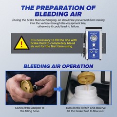Electric Brake Bleeder Bleeding Kit Automatic Brake Fluid Oil Exchanger Machine
