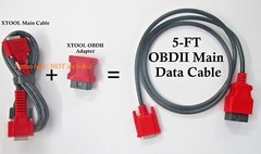 OBDII OBD2 Cable Compatible with XTool PS90 & PS 90 Pro Diagnostic Scanner Tool