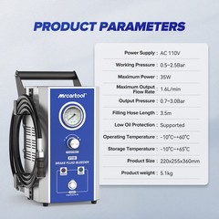Electric Brake Bleeder Bleeding Kit Automatic Brake Fluid Oil Exchanger Machine