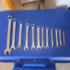 Craftsman Tools USA 12 pc V VV VA 8mm-17mm 19mm 22mm Metric Combo Wrench
