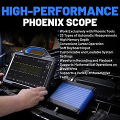 TOPDON Phoenix Scope 100MHz 4CH Automotive Ignition Lab Oscilloscope Tool