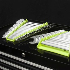 Ernst Mfg 5082HV + 5182HV GRIPPER Hi-Viz Holds 30 Wrenches Organizer YES 1ea