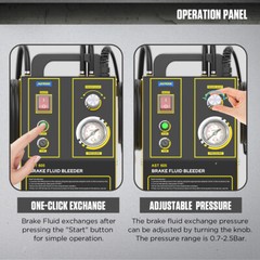 Automatic Brake Bleeder Kit AC 110V Pulse Brake Fluid Bleeder Exchanger Machines