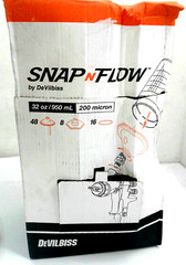 DeVilbiss SnapnFlow SNF-422-K48 32oz 200Micron Disposable Mixing Lid System 48ct