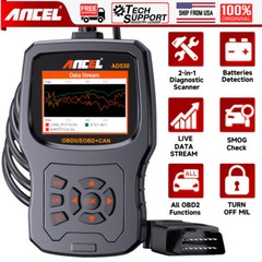 ANCEL AD530 Car OBD2 Scanner Code Reader Diagnostic Tool Engine Battery Checker