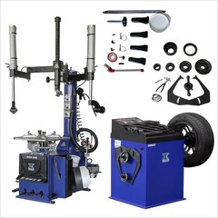 XK New 988 Tire Changer Tire Machine Wheel Changers Combo 690 Balancer Rim Clamp