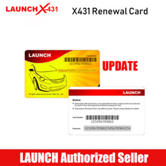 One Year Software Update Renewal Card for Launch X431 PRO Elite CRP919E/919X BT