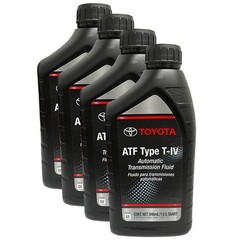 Toyota Lexus Genuine OEM ATF Type T-IV Fluid 1QT Pack of 4