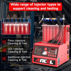 ANCEL AJ600 GDI Piezo Car Ultrasonic Clean Machine Fuel Injector Cleaner Tester