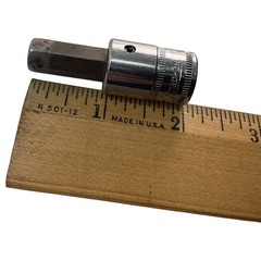 Snap-On Hex Bit Socket Driver FAM10B 3/8″ Drive 10 mm As Pictured Professional