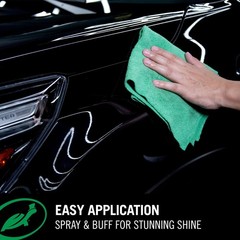 Ceramic Acrylic Black Car Wax Spray – Restores Paint, High Gloss Shine, 16 oz