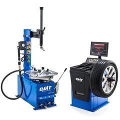 OMT T777+B903 Tire Changer Wheel Balancer Combo with Bead Seating Assist Arm