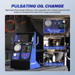 Electric Brake Bleeder Kit Auto Brake Fluid Oil Exchanger Machine Set 0.7~2.5Bar