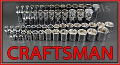 CRAFTSMAN TOOLS 56pc Short & Deep 3/8 SAE METRIC 6pt ratchet wrench socket set